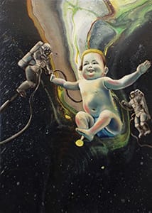 «Фантазия». Холст, акрил, масло. Размер 50х70 см. 2019 год.