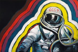 «Первый». Холст, акрил. Размер 170х130 см. 2020 год